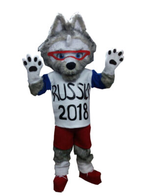 Zabivaka Russia 2018 World Cup Mascot Costume – Soccer Wolf Outfit