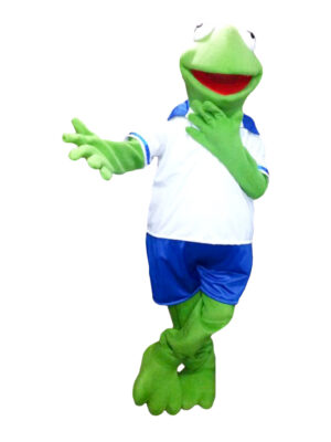 Baby Kermit The Frog Mascot Costume